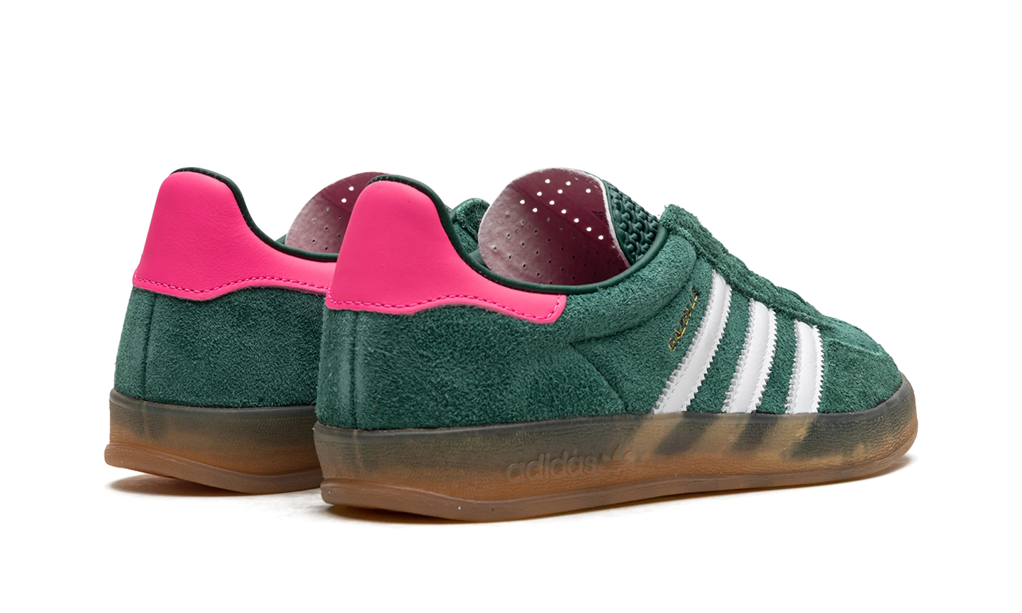 Adidas Gazelle Indoor Collegiate Green Lucid Pink - Image 3