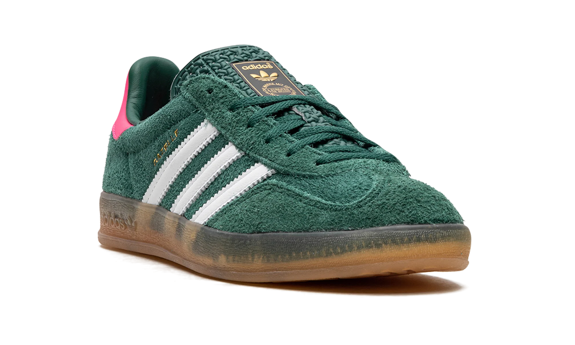 Adidas Gazelle Indoor Collegiate Green Lucid Pink - Image 7