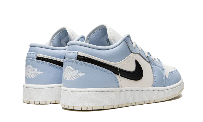 Air Jordan 1 Low Ice Blue Black - Image 3