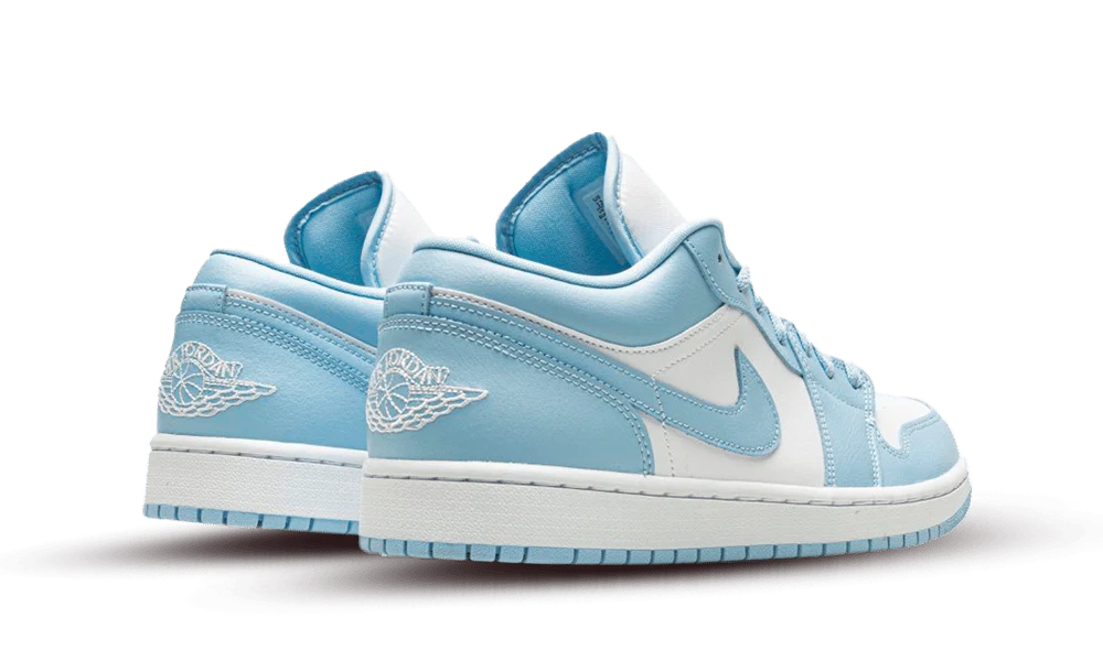 Air Jordan 1 Low White Ice Blue - Image 3