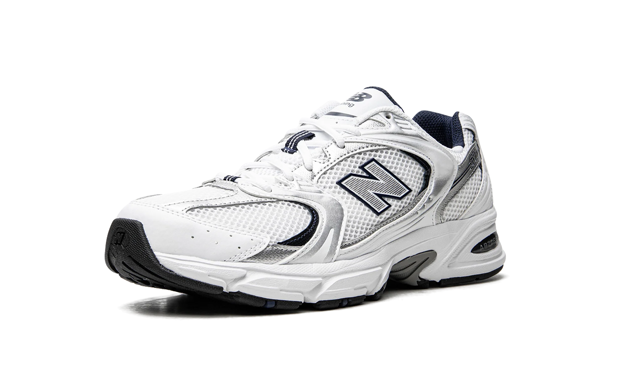 New Balance 530 White Silver Navy - Image 5