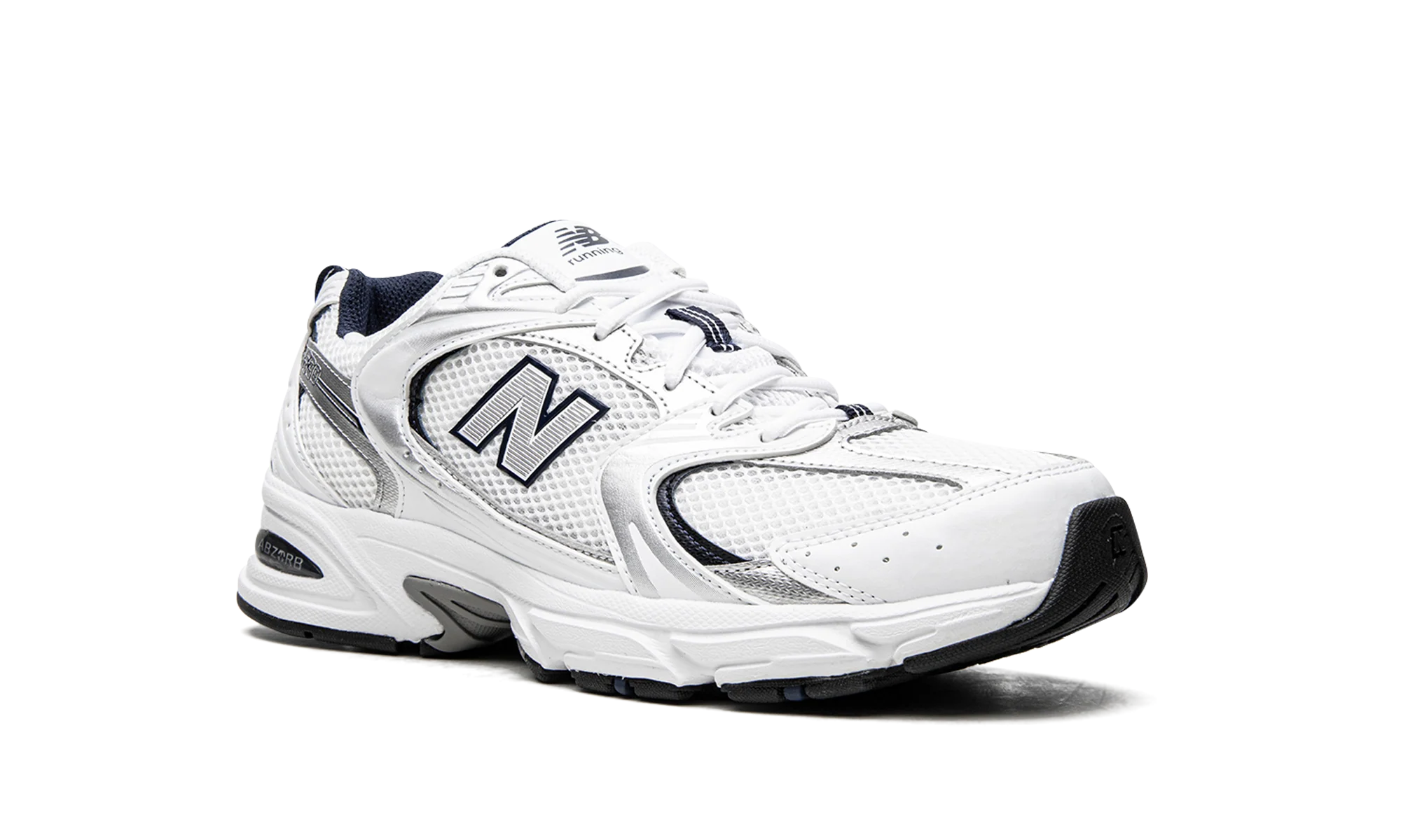 New Balance 530 White Silver Navy - Image 8
