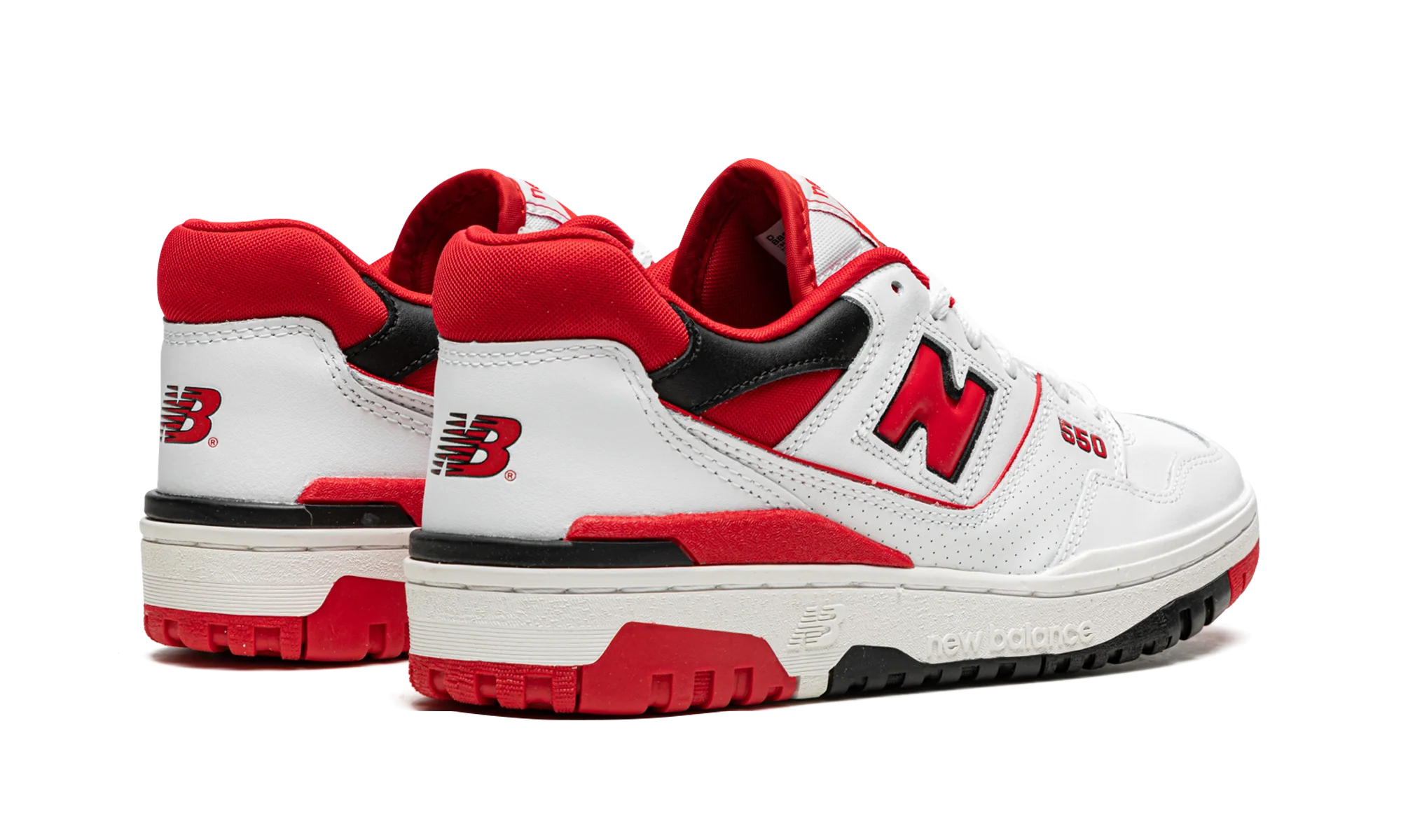 New Balance 550 White Red - Image 3