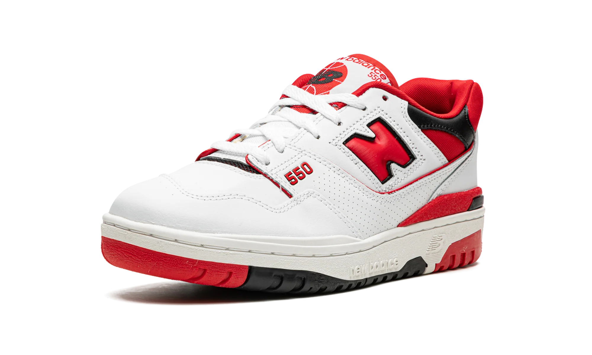 New Balance 550 White Red - Image 4