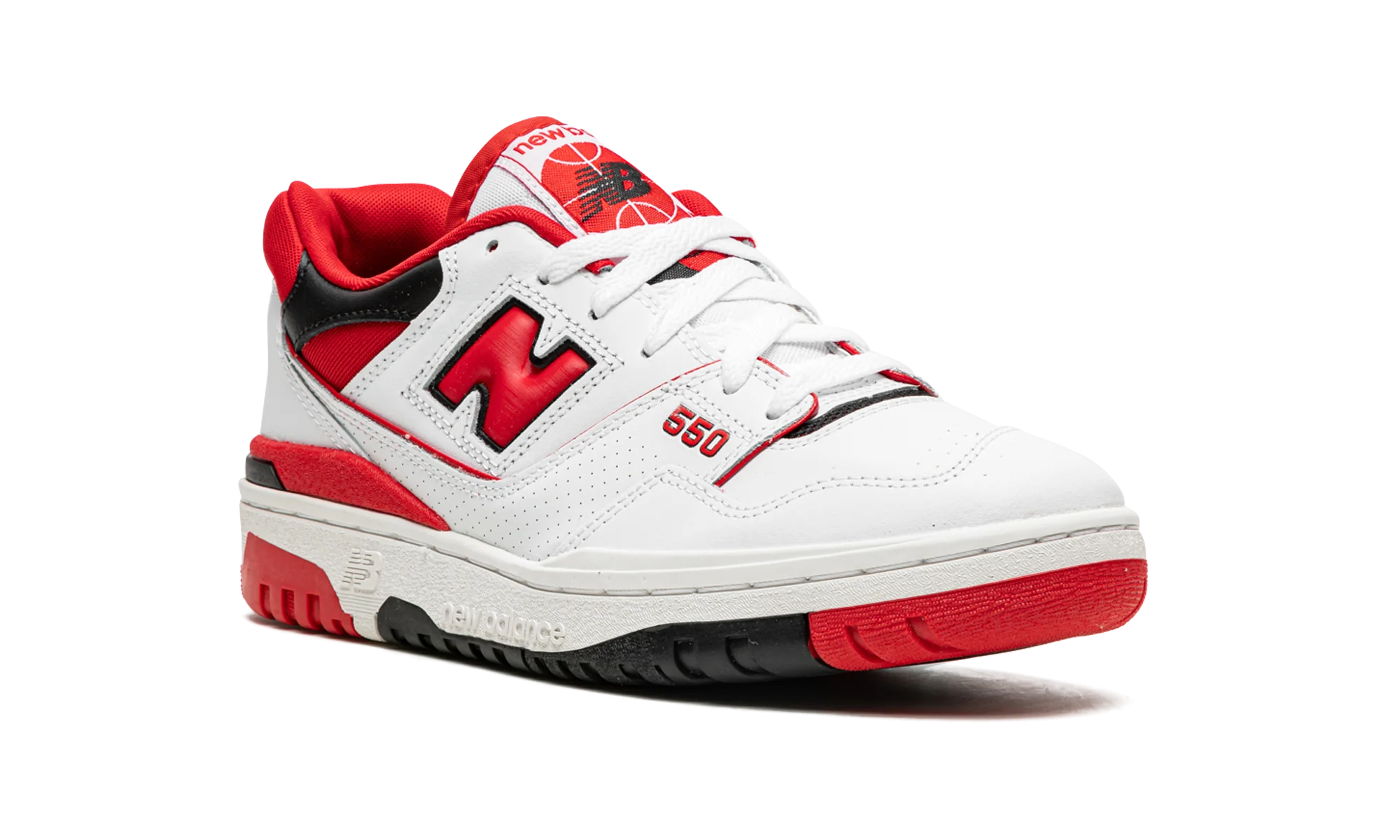 New Balance 550 White Red - Image 7