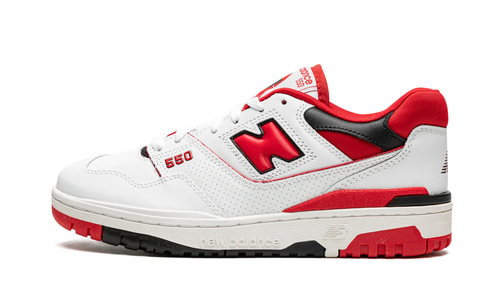 New Balance 550 White Red - Image 8
